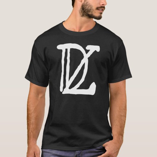 レオナルド・ダ・ヴィンチのサイン・署名・有名な画家 Tシャツ (正面)