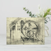 レオナルド・ダ・ヴィンチのトレッドミル動力クロスボウ (スタンド正面)