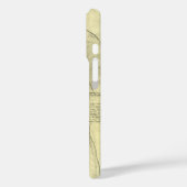 レオナルド・ダ・ヴィンチのヒト解剖学女性トルソ Case-Mate iPhoneケース (裏面 / 左)