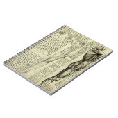 レオナルド・ダ・ヴィンチのヒト解剖学的男性筋肉 ノートブック (左側)