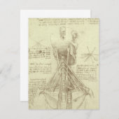 レオナルド・ダ・ヴィンチのヒト解剖学的脊柱 (正面/裏面)