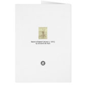 レオナルド・ダ・ヴィンチのヒト解剖学的脊柱 (裏面)