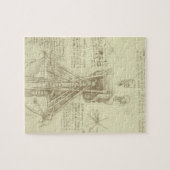 レオナルド・ダ・ヴィンチのヒト解剖学的脊柱 ジグソーパズル (横)