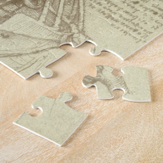 レオナルド・ダ・ヴィンチのヒト解剖学的脊柱 ジグソーパズル (側面)