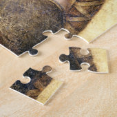 レオナルド・ダ・ヴィンチのポートレート・オブ・ヤング・フィアンセ ジグソーパズル (側面)