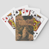 レオナルド・ダ・ヴィンチのマギ崇拝 トランプ (裏面)