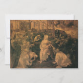 レオナルド・ダ・ヴィンチのマギ崇拝 招待状 (正面)