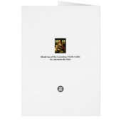 レオナルド・ダ・ヴィンチのマドンナ・オブ・カーネーション (裏面)