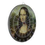 レオナルド・ダ・ヴィンチのモナ・リサ、ルネサンス美術 ダーツボード (正面左)