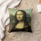 レオナルド・ダ・ヴィンチのモナ・リサ、ルネッサンス・アート クッション (ブランケット)