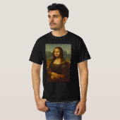 レオナルド・ダ・ヴィンチのモナ・リザ、ルネサンス美術 Tシャツ (正面フル)