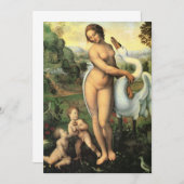 レオナルド・ダ・ヴィンチのルダとスワン (正面/裏面)