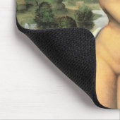 レオナルド・ダ・ヴィンチのルダとスワン マウスパッド (コーナー)