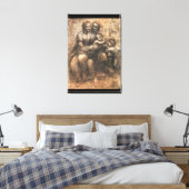 レオナルド・ダ・ヴィンチのレオナルド漫画（1499年～1500年） キャンバスプリント (インサイチュ (寝室))