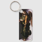 レオナルド・ダ・ヴィンチのヴィエルと緑の天使 キーホルダー (正面)