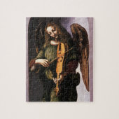 レオナルド・ダ・ヴィンチのヴィエルと緑の天使 ジグソーパズル (縦)