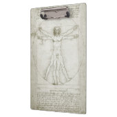 レオナルド・ダ・ヴィンチのヴィトルヴィアン・マン クリップボード (左)