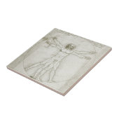 レオナルド・ダ・ヴィンチのヴィトルヴィアン・マン タイル (側面)