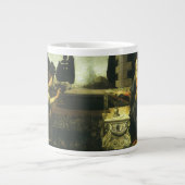 レオナルド・ダ・ヴィンチの主への受胎告知 ジャンボコーヒーマグカップ (正面)