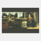 レオナルド・ダ・ヴィンチの主への受胎告知 ラッピングペーパーシート (正面3)