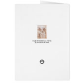 レオナルド・ダ・ヴィンチの人体解剖学　骨格 (裏面)