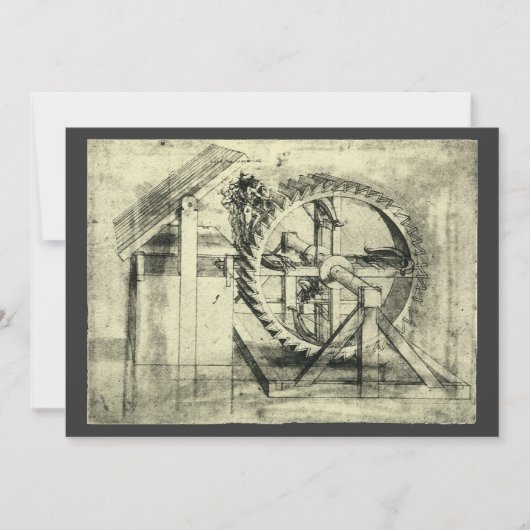 レオナルド・ダ・ヴィンチの人力駆動式クロスボウ (正面)