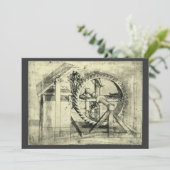 レオナルド・ダ・ヴィンチの人力駆動式クロスボウ (スタンド正面)