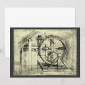 レオナルド・ダ・ヴィンチの人力駆動式クロスボウ (正面/裏面)