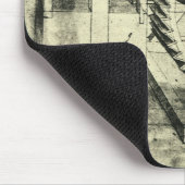 レオナルド・ダ・ヴィンチの人力駆動式クロスボウ マウスパッド (コーナー)