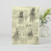 レオナルド・ダ・ヴィンチの人間の手の解剖学 (スタンド正面)