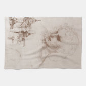 レオナルド・ダ・ヴィンチの使徒ヤコブスフォルツァ城 キッチンタオル (横)