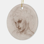 レオナルド・ダ・ヴィンチの使徒ヤコブスフォルツァ城 セラミックオーナメント (左)