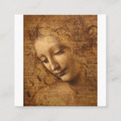 レオナルド・ダ・ヴィンチの女性会長 スクエア名刺 (正面)