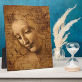 レオナルド・ダ・ヴィンチの女性会長 フォトプラーク (側面)