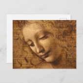 レオナルド・ダ・ヴィンチの女性会長 ポストカード (正面/裏面)