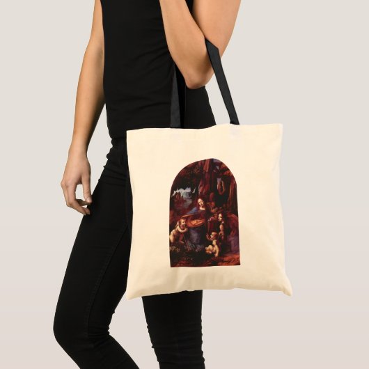 レオナルド・ダ・ヴィンチの岩窟の聖母 トートバッグ (正面(商品))