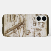 レオナルド・ダ・ヴィンチの巨大クロスボウ兵器のスケッチ Case-Mate iPhoneケース (裏面 (横))