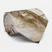 レオナルド・ダ・ヴィンチの巨大クロスボウ兵器スケッチ ネクタイ (ロール)