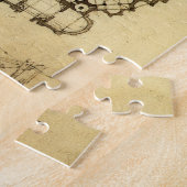 レオナルド・ダ・ヴィンチの建築カテドラル勉強 ジグソーパズル (側面)