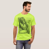 レオナルド・ダ・ヴィンチの後のスケッチ Tシャツ (正面フル)