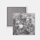 レオナルド・ダ・ヴィンチの後の安城の戦い マグネット (正面/裏面)