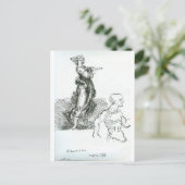 レオナルド・ダ・ヴィンチの後「行け！」 ポストカード (スタンド正面)