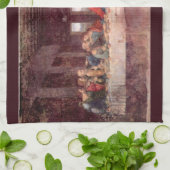 レオナルド・ダ・ヴィンチの最後の晩餐 キッチンタオル (折り畳み)