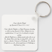 レオナルド・ダ・ヴィンチの洗礼者サン・ジョン キーホルダー (裏面)