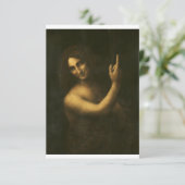 レオナルド・ダ・ヴィンチの洗礼者サン・ジョン サンキューカード (スタンド正面)