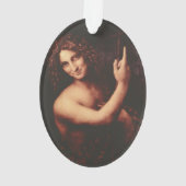 レオナルド・ダ・ヴィンチの洗礼者セント・ジョン オーナメント (裏面)