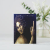 レオナルド・ダ・ヴィンチの洗礼者セント・ジョン ポストカード (スタンド正面)