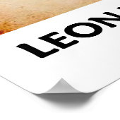 レオナルド・ダ・ヴィンチの真実は隠せない引用文 ポスター (角)