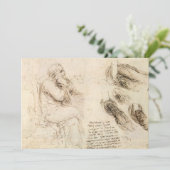 レオナルド・ダ・ヴィンチの老人と水のスケッチ (スタンド正面)