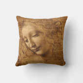 レオナルド・ダ・ヴィンチの肩甲関節の女性首 クッション (裏面)